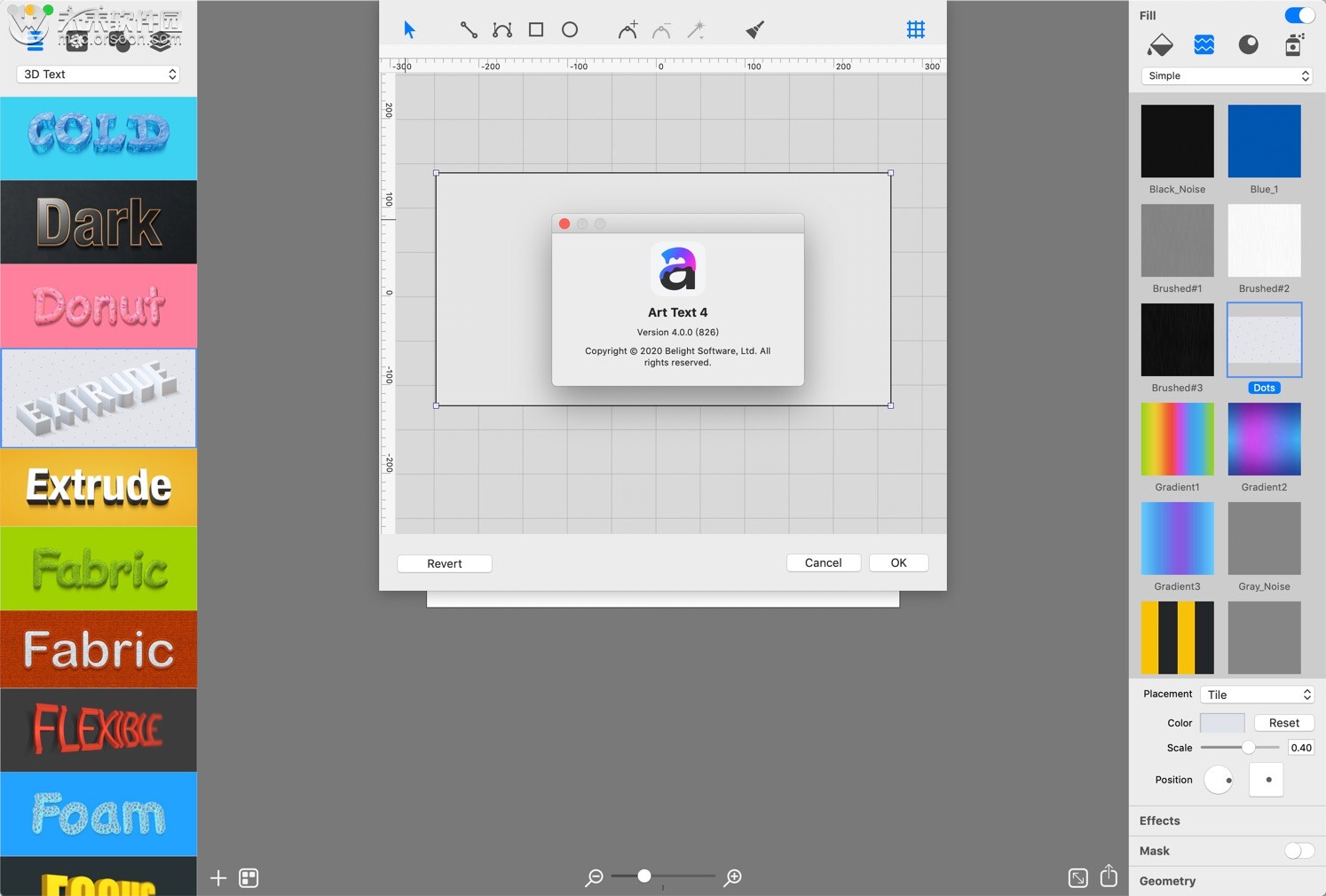 专业字体设计软件Art Text 4 for mac