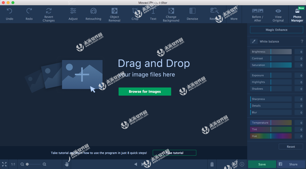 图片编辑工具Movavi Photo Editor 6 Mac