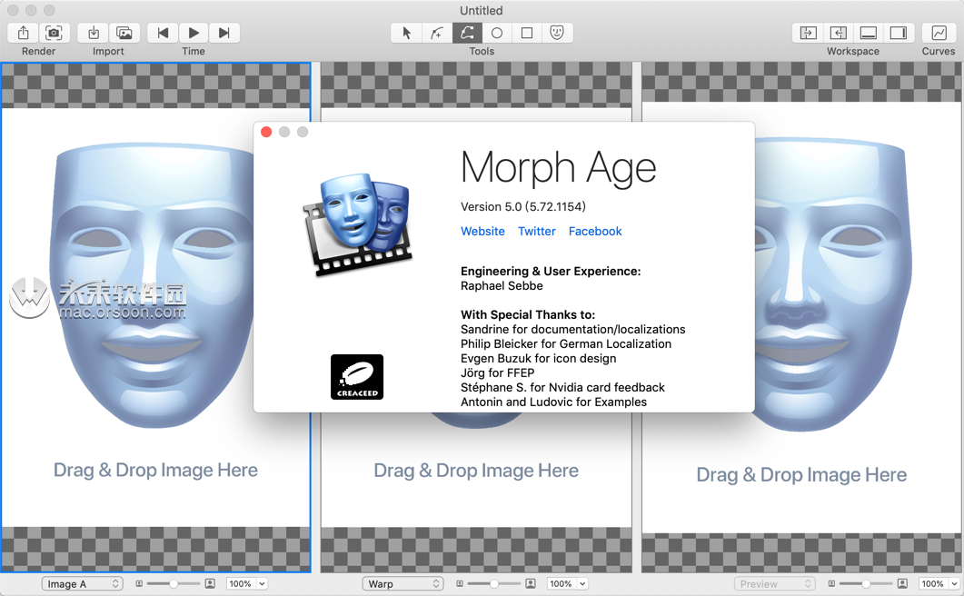 人臉拼接軟件Morph Age Pro mac