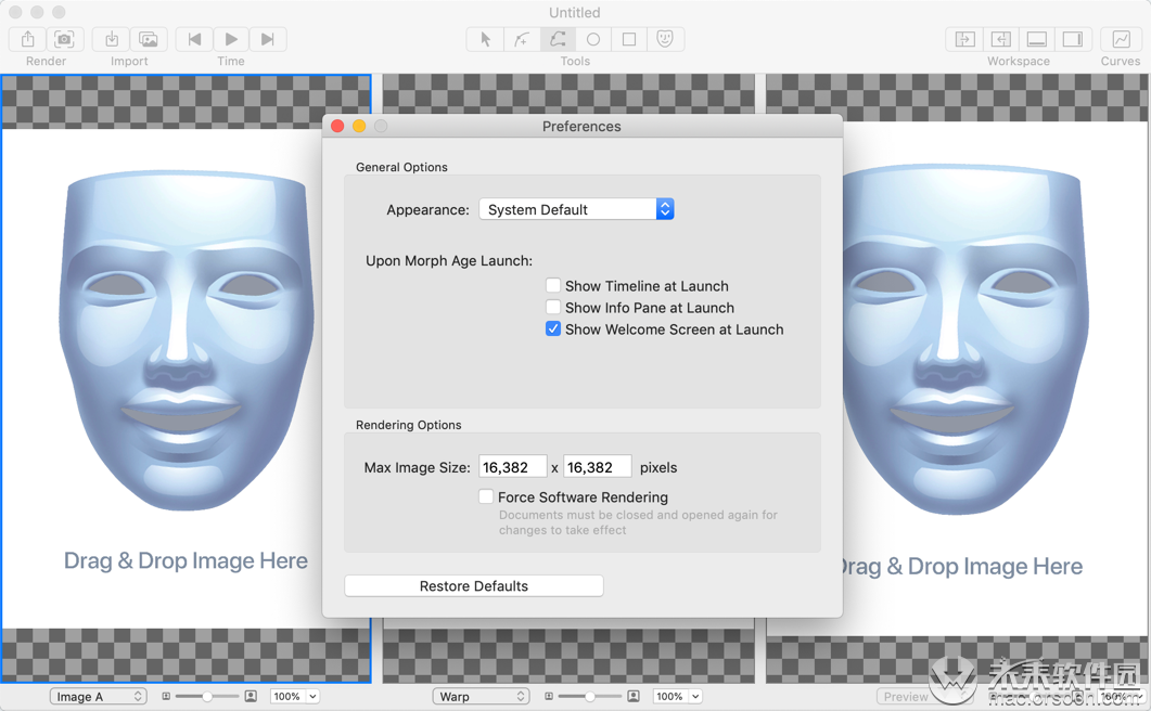人脸拼接软件Morph Age Pro mac