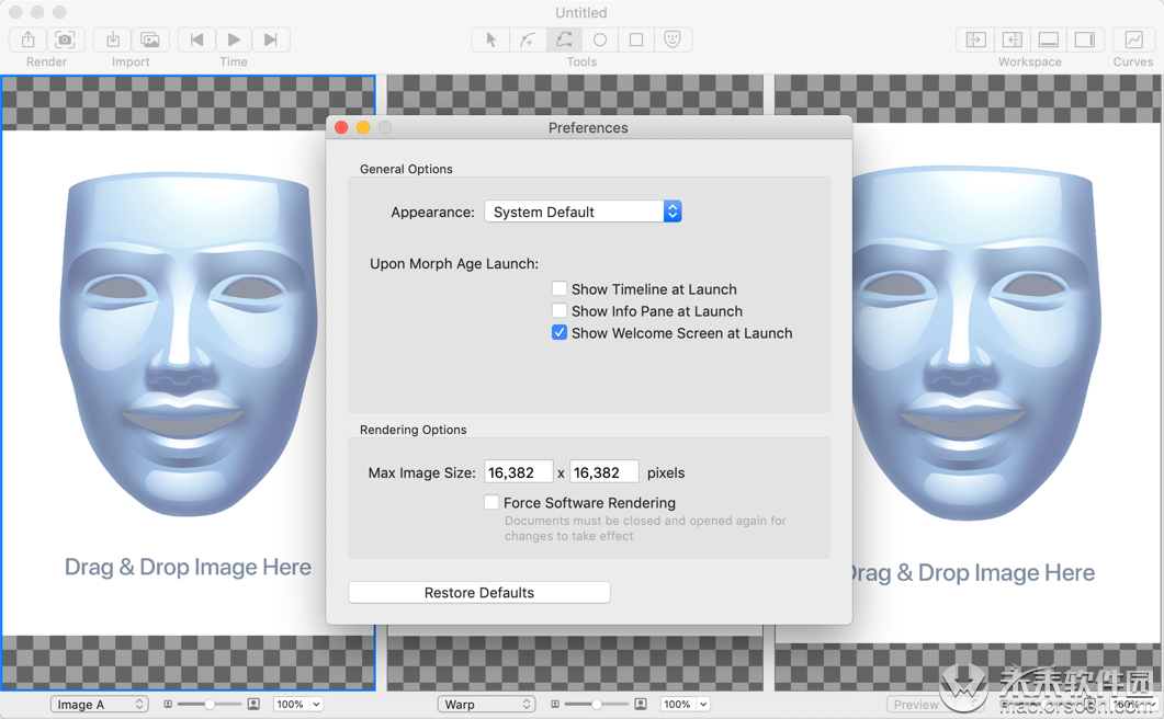 人臉拼接軟件Morph Age Pro mac