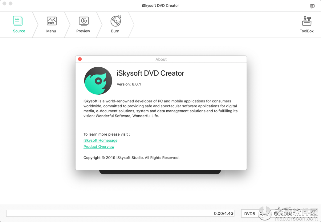 iSkysoft DVD Creator Mac软件有什么用
