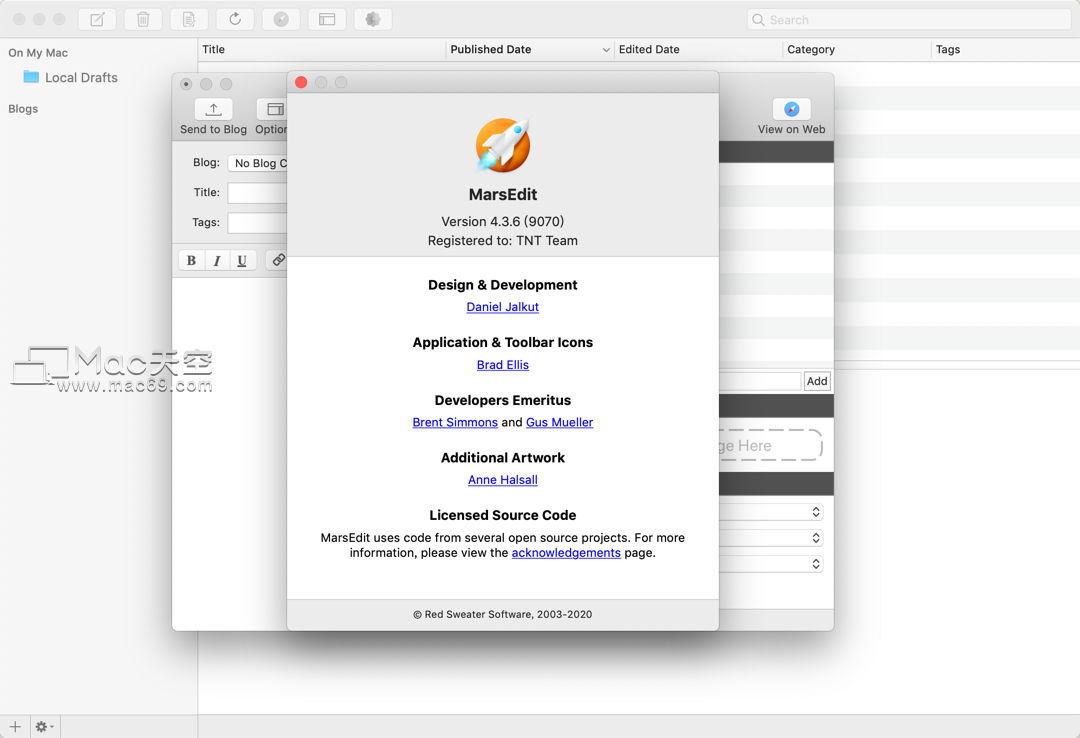 博客写作软件MarsEdit for Mac