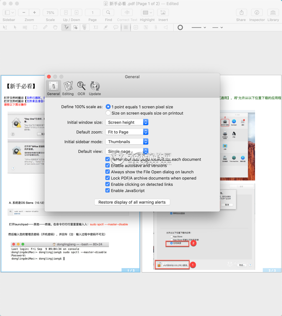 pdfpen pro bookmark