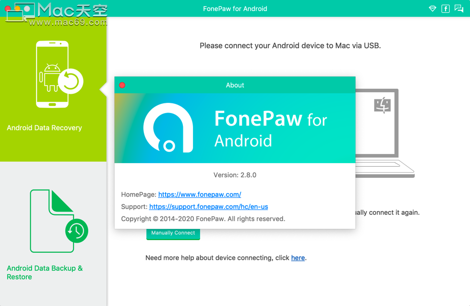 Android数据恢复软件FonePaw for Android Mac有什么用