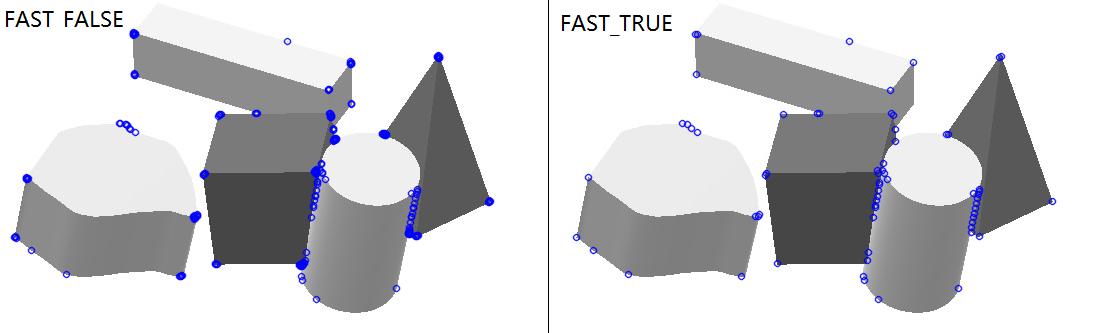 openCV中如何使用角点检测快速算法FAST