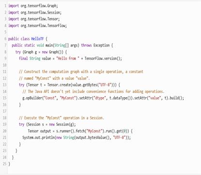 Java / JavaScript在TensorFlow中的入门使用指南