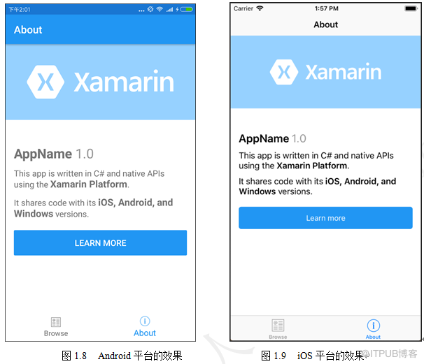 Xamarin.FormsShell中页面的示例分析