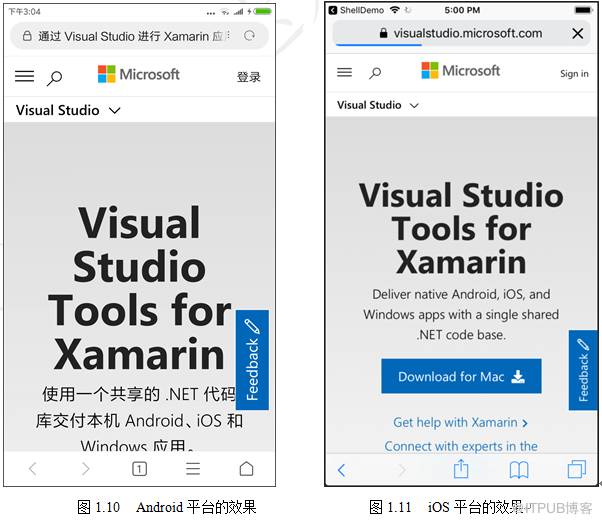 Xamarin.FormsShell中页面的示例分析