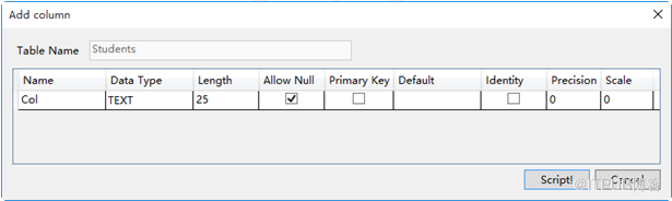 XamarinSQLite教程添加列