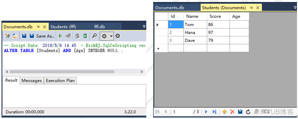 XamarinSQLite教程添加列