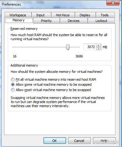 VMware虚拟机配置的优化过程