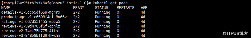 kubernetes中istio-1.0.0如何部署和试用