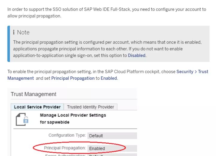 如何进行SAP云平台上的SSO Principal Propagation设置