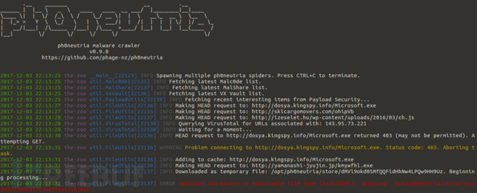 Ph0neutria：一款从野外采集恶意软件样本的工具