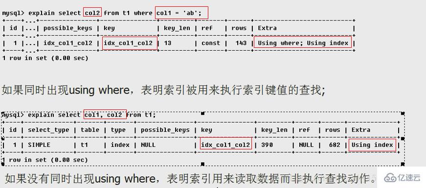 MySQL用法中对explain的用法和结果分析