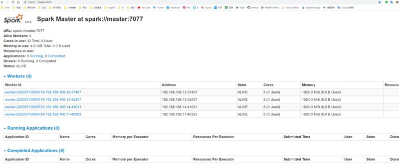 ol7.7安装部署4节点spark3.0.0分布式集群的方法