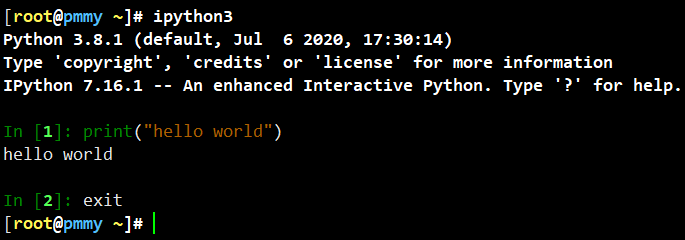 Python3如何安装和使用交互式shell ipython3