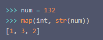 python把int类型转换成列表的方法