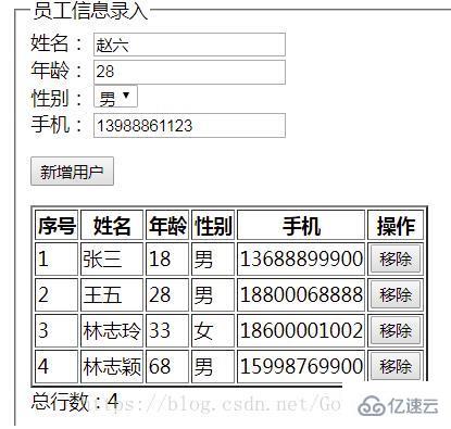 如何使用vue实现员工信息录入功能