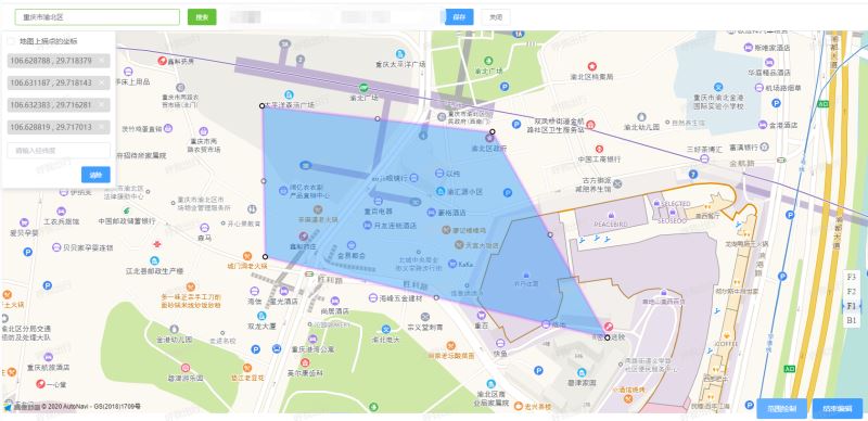 vue-amap如何实现使用高德地图插件画多边形范围