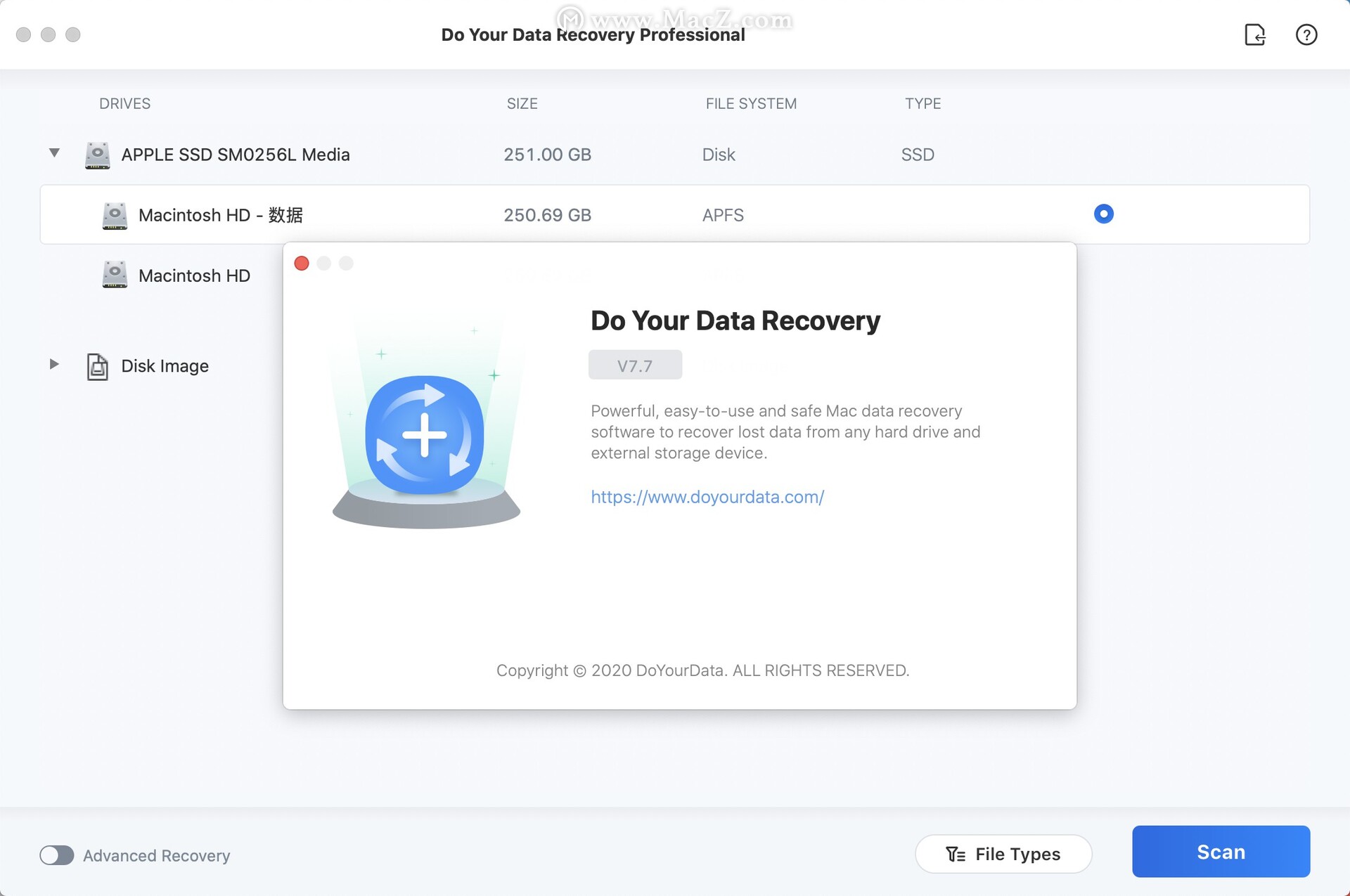 Do Your Data Recovery for Mac(安全可靠的數(shù)據(jù)恢復軟件)v7.7免激活版