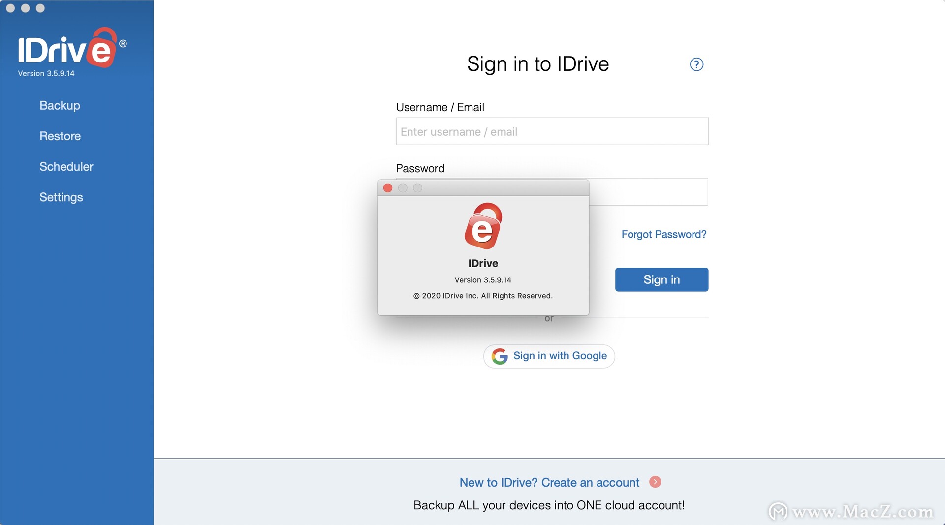 iDrive for mac(好用的自動(dòng)備份軟件)v3.5.9.14 免費(fèi)版