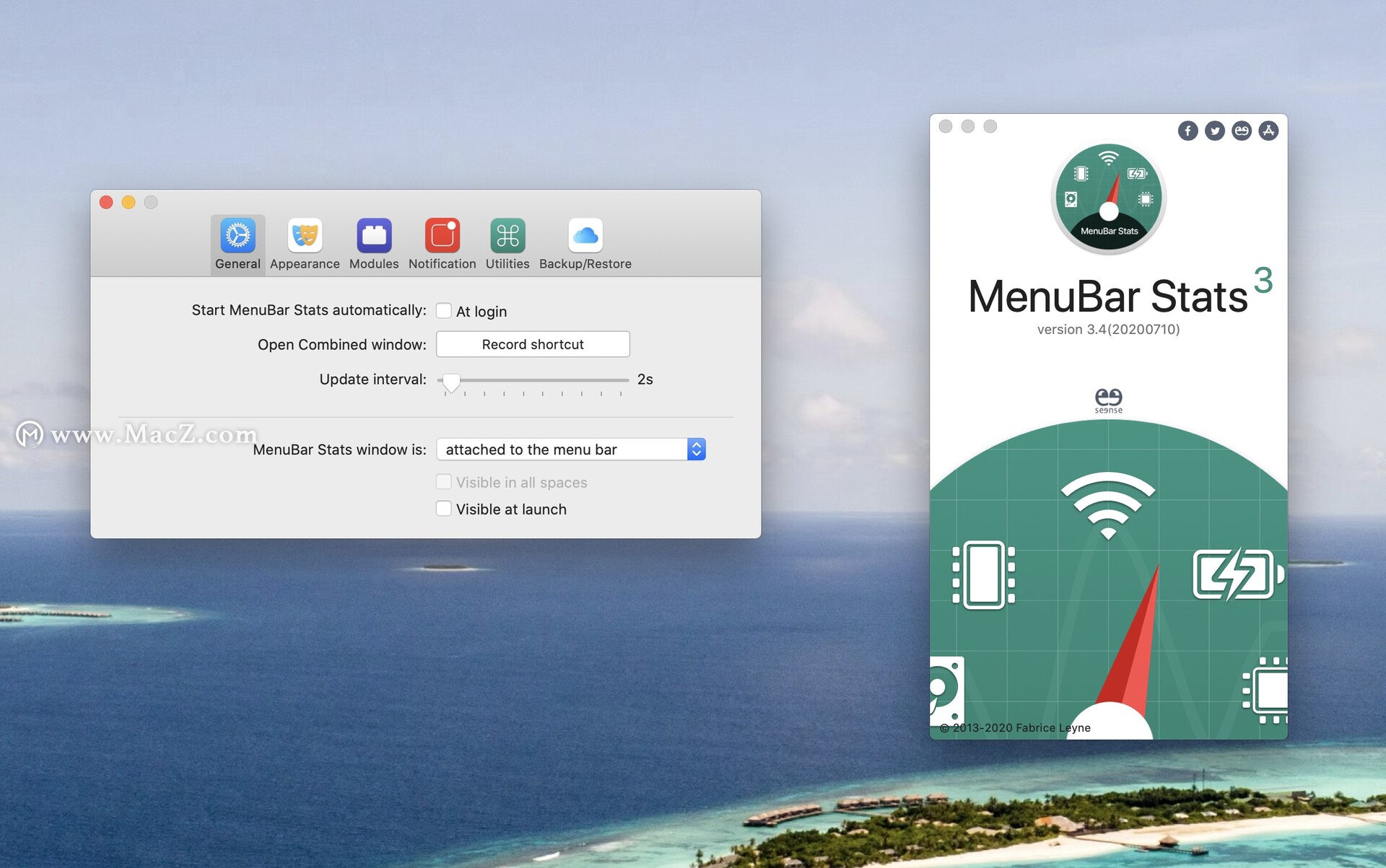 MenuBar  Stats  for  mac是什么工具