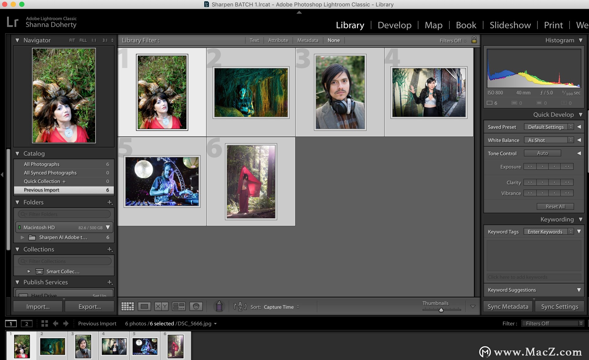 Topaz Sharpen AI Mac如何在Lightroom Classic中進(jìn)行批量編輯？