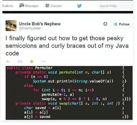程序员用1.5小时写出的Java代码，让同事瞠目结舌！直呼优秀
