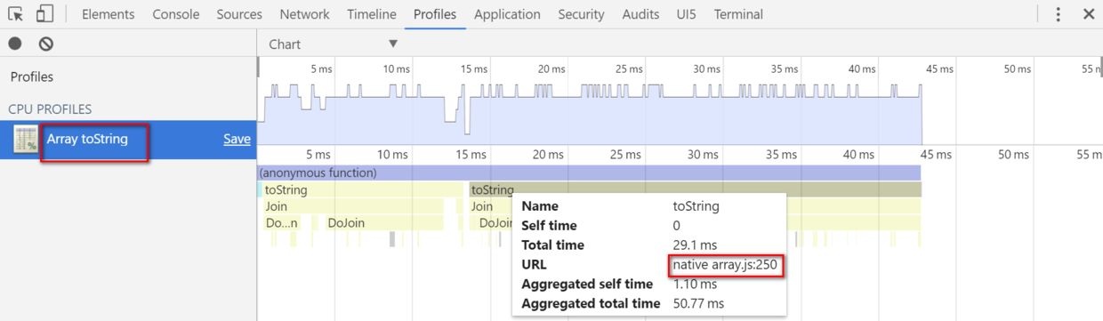 如何使用Chrome开发者工具研究JavaScript里函数的原生实现