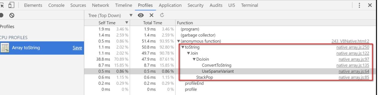 如何使用Chrome开发者工具研究JavaScript里函数的原生实现