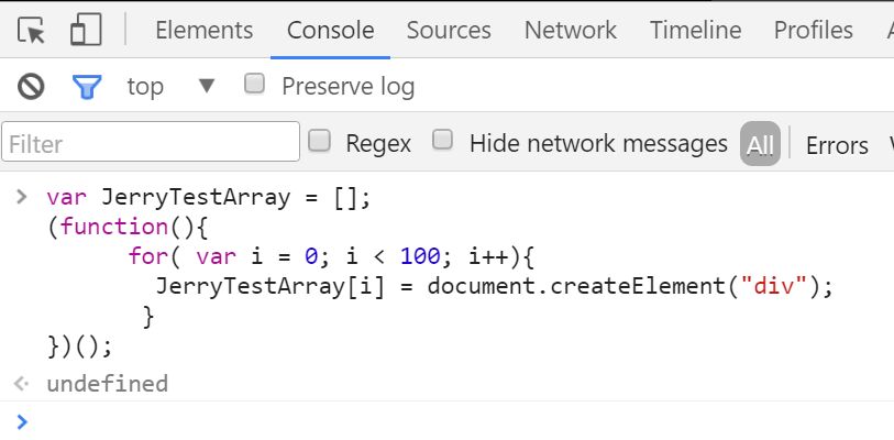 如何使用Chrome开发者工具研究JavaScript的垃圾回收机制