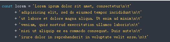 JavaScript多行字符串的简写方法
