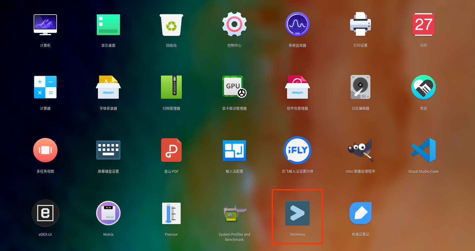 Deepin Linux怎么安装Terminus终端