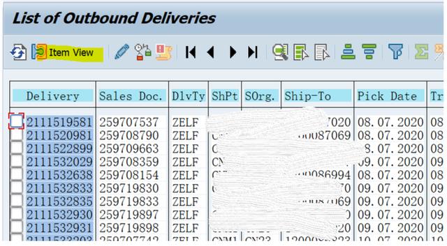 SAP SD怎么查询订单发货的批次