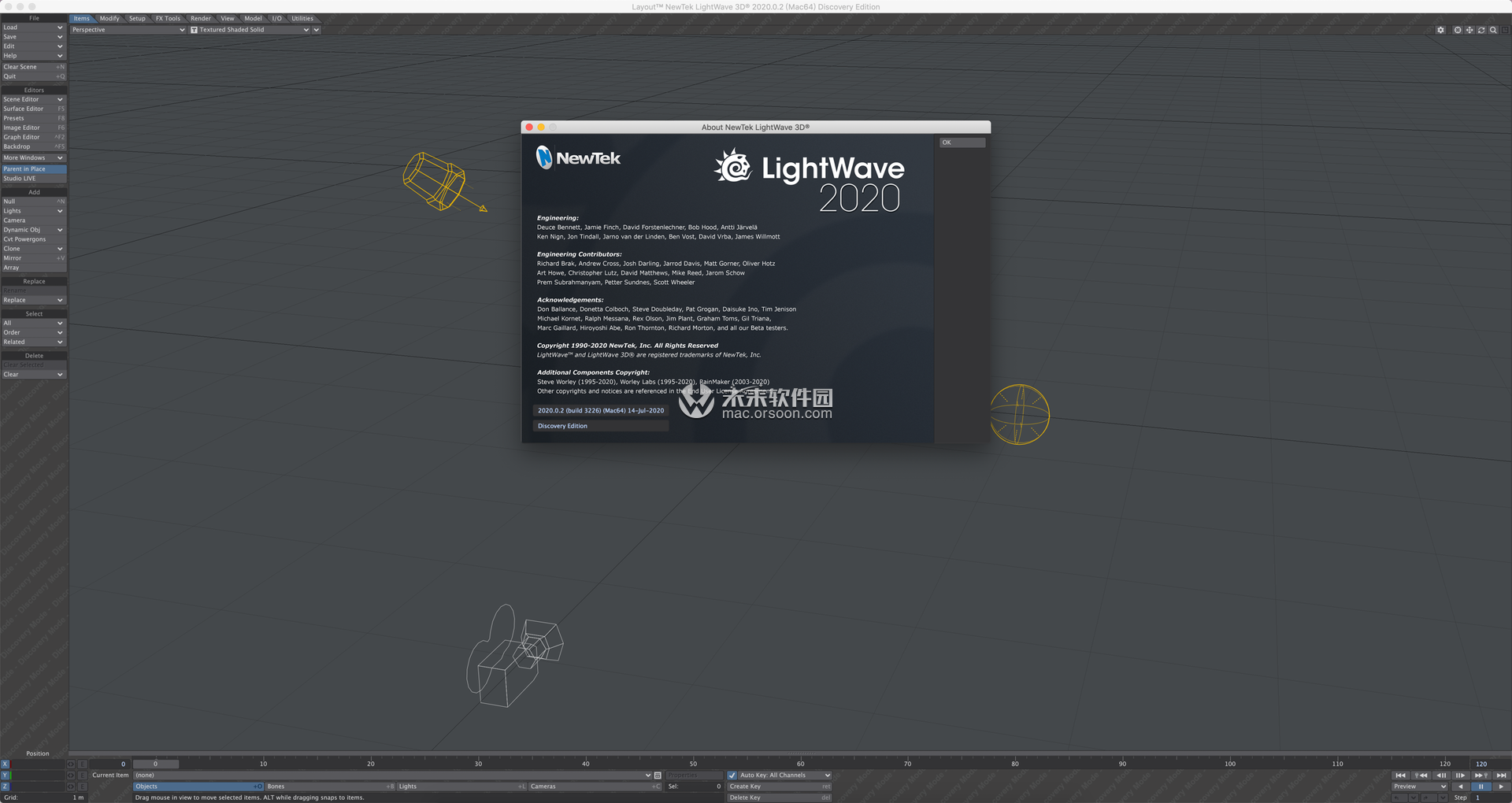 三维动画制作软件LightWave 3D 2020 for Mac