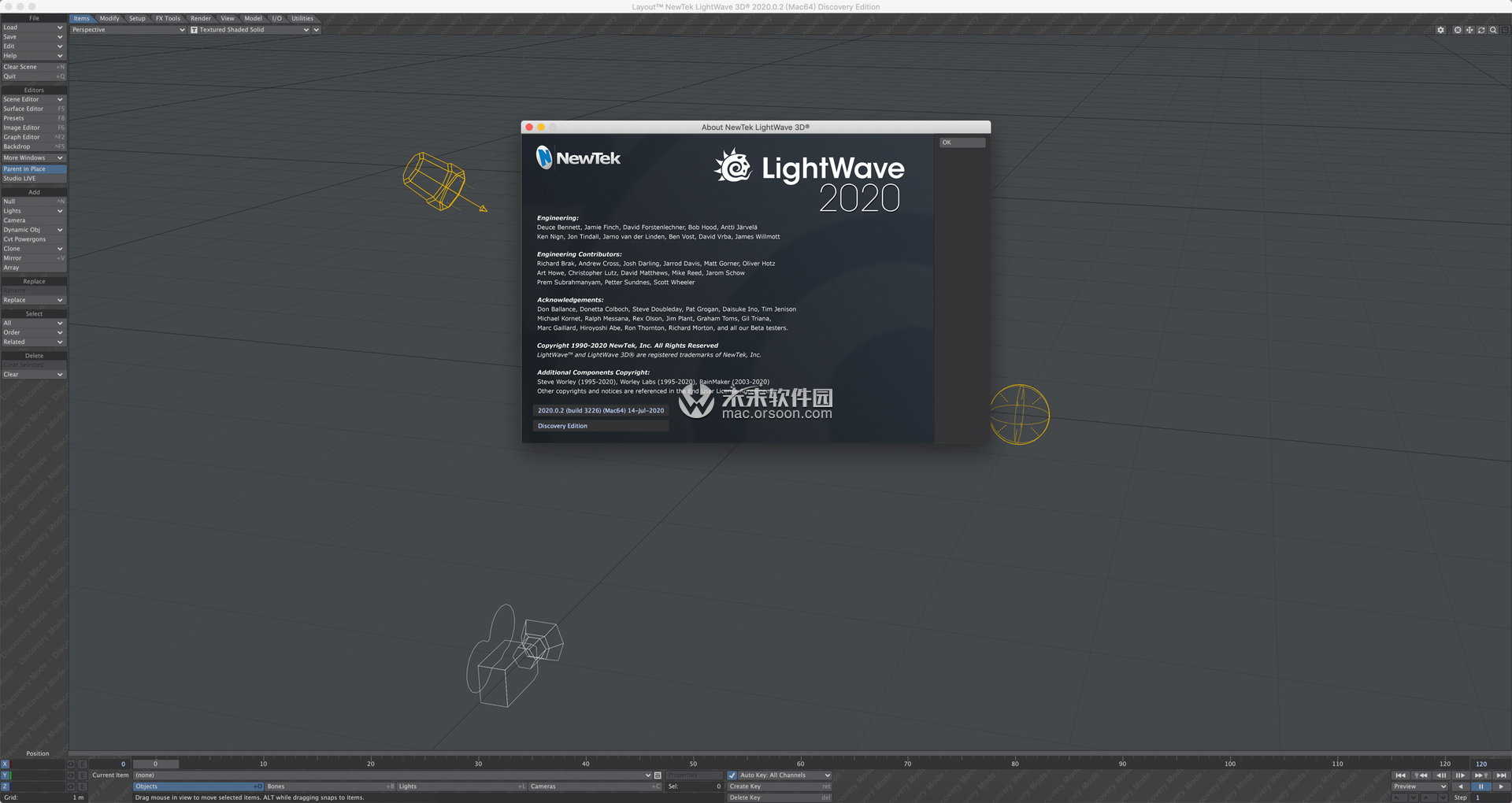 三維動畫制作軟件LightWave 3D 2020 for Mac