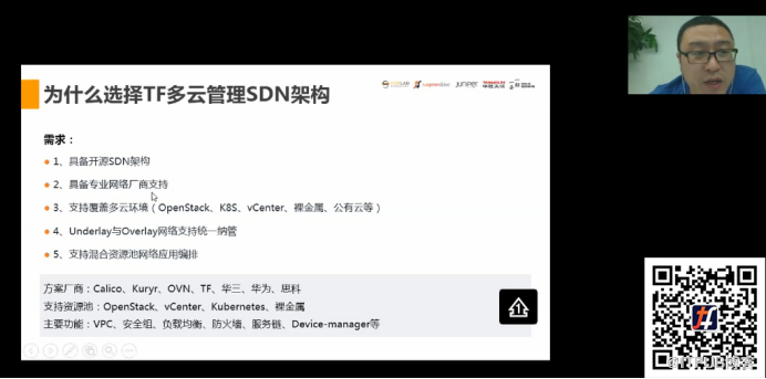 TF Live直播回放丨王峻：借助开源SDN利器打通异构混合云