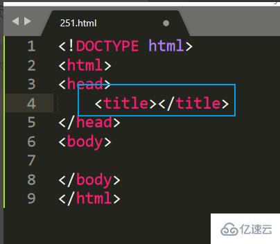 HTML设置网页标题的方法