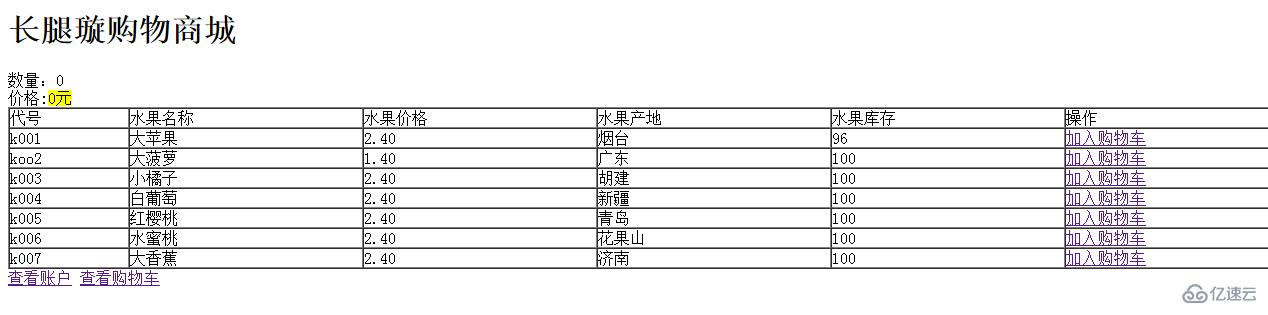 实现简单的php购物车案例分析