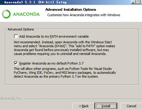 关于anaconda中python3.7的详细安装步骤