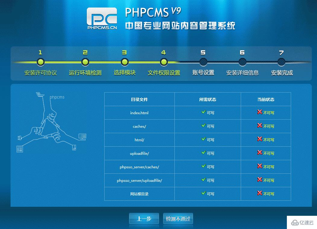 如何解决phpcms中uploadfile不可写的问题