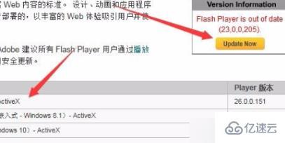 adobe flash player版本太舊如何解決