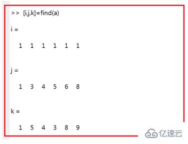 如何使用matlab find函数