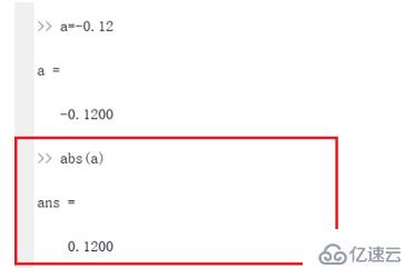 matlab中abs指的是什么