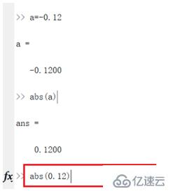 matlab中abs指的是什么