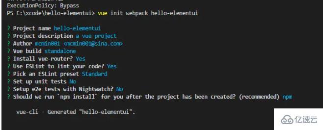 vscode新建vue+elementUI项目的方法是什么