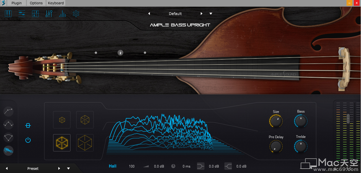 虚拟双低音乐器Ample Sound Ample Bass Upright III Mac