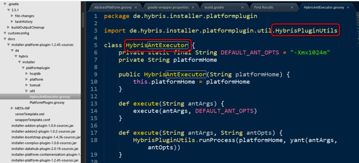 SAP Hybris使用recipe进行安装时，是如何执行ant命令的？